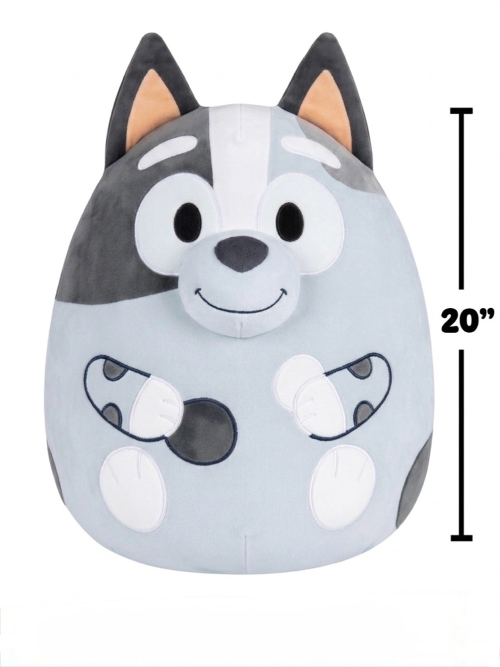 Muffin Squishmallow Bluey Collection - Jumbo 20” - NWOT HTF